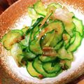 こずっぺ's cooksnap of when they made きゅうりのお浸し.