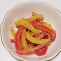 もぐ・ω・くま's cooksnap of when they made パプリカのおかか和え.