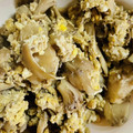 ミント🌿's cooksnap of when they made 激ウマ５分で簡単！まいたけの卵とじ.