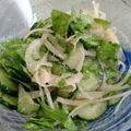 ぷろと♪'s cooksnap of when they made セロリの葉のサラダ＆胡麻ドレッシング.