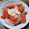 ポニーリボン's cooksnap of when they made 大根と白菜の味噌煮込み.