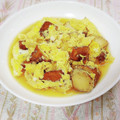 ふうはっちゃん's cooksnap of when they made から揚げ生まれ変わり卵とじ.