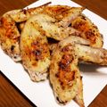 麻's cooksnap of when they made 皮パリパリのコツ♪手羽先焼き.