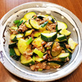 麻's cooksnap of when they made ズッキーニと豚ひき肉のマヨポン炒め.