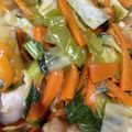 no1642's cooksnap of when they made 小松菜と鶏もものガリマヨ炒め.