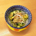 yokon☆'s cooksnap of when they made アボ玉ねぎきゅうりのごま油和え★.