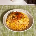 ちらとも's cooksnap of when they made レンジで簡単★キムチチャーハン.