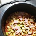 クックEGIVJ7☆'s cooksnap of when they made 炊飯器だけで、チキンライス(豆入り).