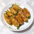 うまうま・らぶ's cooksnap of when they made ☆簡単☆てりてり！ピーマンの肉巻き.