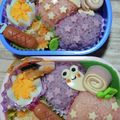 non★'s cooksnap of when they made アジサイとカタツムリのお弁当（キャラ弁）.