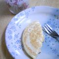 ☆ピロリン☆'s cooksnap of when they made 混ぜて焼くだけ！モチモチパンケーキ　.