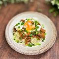 chima＠'s cooksnap of when they made 温玉スタミナ丼.