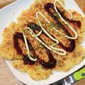toumi's cooksnap of when they made ごはんのお好み焼き.