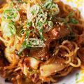くむちん's cooksnap of when they made 豚キムチ焼きそば♪.
