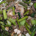 クック00Q0QZ☆'s cooksnap of when they made 厚揚げとアスパラのひき肉そぼろあんかけ.