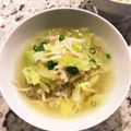2michi's cooksnap of when they made キャベツとザーサイのベトナム風スープ.