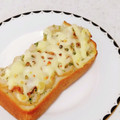 桜月❀咲良mommy's cooksnap of when they made 磯×胡麻香る　ちくわの和トースト.