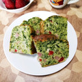 クックI7I5L1☆'s cooksnap of when they made ♡ほうれん草と彩り野菜のケークサレ♡.
