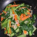 crystaI's cooksnap of when they made 小松菜&人参としらす炒め煮.