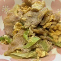 Stacieee's cooksnap of when they made おうち中華♪絶品！豚バラとねぎの玉子炒め.