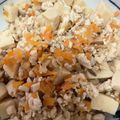 もりのおうち's cooksnap of when they made 給食で隠れ人気❤高野豆腐と鳥のそぼろご飯.