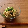 Etsu☆ko's cooksnap of when they made ところてん鶏皮ポン酢.