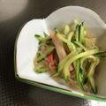 Sac’HiNa's cooksnap of when they made しらたき胡瓜カニカマ卵で冷やし中華の味。.