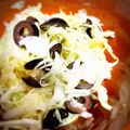 地球防衛ゆーなすママ's cooksnap of when they made キャベツと黒オリーブのレモンサラダ.