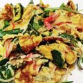 きよし☆'s cooksnap of when they made ニラかにかま卵焼き.