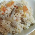 そら☆みっち's cooksnap of when they made モチモチ鶏ごぼうの炊き込みごはん.