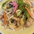 yu🐓's cooksnap of when they made バターで旨くなるなる♪焼きうどんソース味.