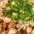 にしざわともこ's cooksnap of when they made ヘルシー！豚こま＆きのこの柚子ポン炒め.