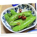 ゆけり３兄弟's cooksnap of when they made スナップえんどうのペペロンチーノ.