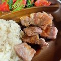 saaachi❤︎'s cooksnap of when they made トンテキ☆ニンニク醤油ソース.