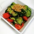 くみちょ～～'s cooksnap of when they made きゅうりとミニトマト.