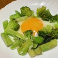 QPはにー's cooksnap of when they made ブロッコリーと目玉焼き.