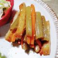 ドラエミ's cooksnap of when they made ふきとさつま揚げの炒めもの.
