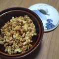 初レポまにあ's cooksnap of when they made 丼ぶり用❢納豆、パルメザン、卵炒め.