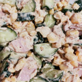 ももゆみ1230's cooksnap of when they made 簡単！きゅうりとコーンのごまマヨサラダ♪.