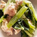 クック4GVAPY☆'s cooksnap of when they made 簡単！サラダチキンと小松菜の梅マヨ檸檬.