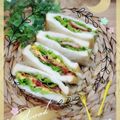 海理ママ's cooksnap of when they made ベーコンと焼き卵のサンドイッチ.