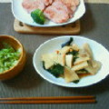 hico's cooksnap of when they made 竹の子とワカメの優しい煮付け.