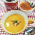 在宅勤務のおじさん's cooksnap of when they made カボチャとにんじんのやさしいポタージュ.