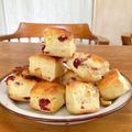 玉子の王子さま's cooksnap of when they made クランベリーとホワイトチョコのスコーン.