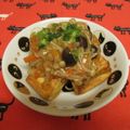 龍青空ママ's cooksnap of when they made 焼きこうや豆腐のキノコあんかけ.