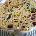 クックプ～'s cooksnap of when they made 和風☆水菜と蓮根のパスタ.
