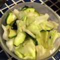 milsalud's cooksnap of when they made キャベツとズッキーニと大葉の塩麹漬け.