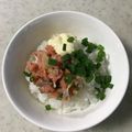 Ruriluru's cooksnap of when they made 超簡単！パパッと鮭丼.
