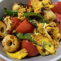 chefanie's cooksnap of when they made あと一品♪簡単☆トマトとちくわの卵とじ.