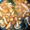 ˚✧₊⁎ゆう˚✧₊⁎'s cooksnap of when they made キムチなめこみそ汁.